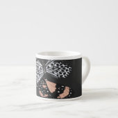  Butterflies Espresso Kop (Voorkant rechts)
