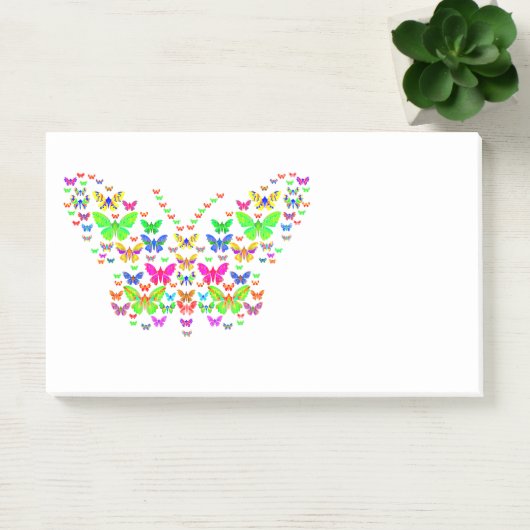 'Butterflies Explosion' Post-it® notes, 10" x 6" Notes (Kantoor)