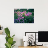 BUTTERFLIES FAVORITE PAARSE LOOSESTRIFE POSTER (Thuiskantoor)