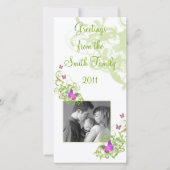 Butterflies Feestdagenkaart (Voorkant)