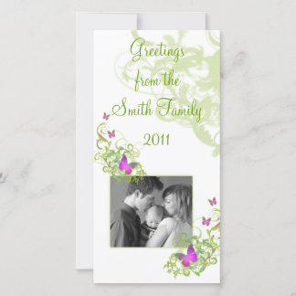 Butterflies Feestdagenkaart