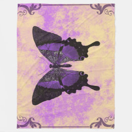 Butterflies Fleece Blanket