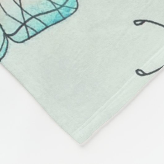 Butterflies Fleece Blanket (Hoek)