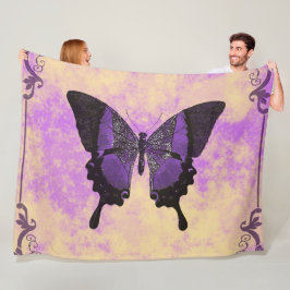 Butterflies Fleece Blanket Deken