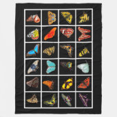 Butterflies Fleece Deken (Voorkant)