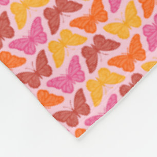 Butterflies Fleece Deken