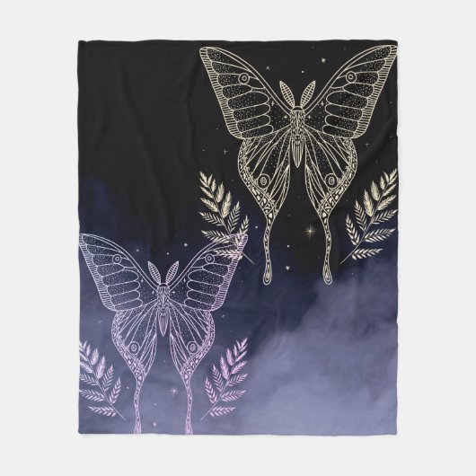 Butterflies Fleece deken (Voorkant)
