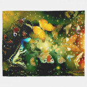 Butterflies Fleece Deken (Voorkant (Horizontaal))