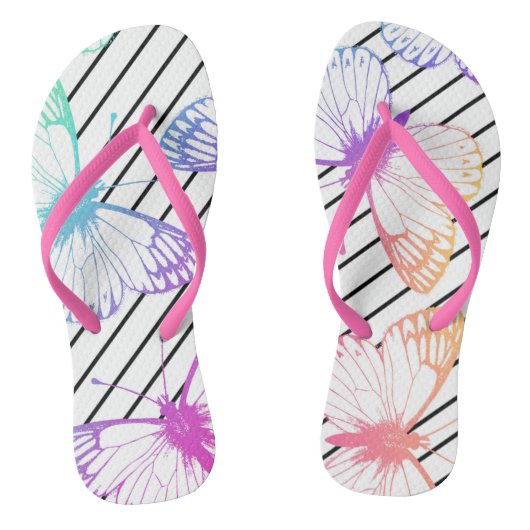 Butterflies Flip Flop Sandals (Voetbed)