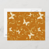 Butterflies Floral 10% uit verkoop Briefkaart (Voorkant / Achterkant)