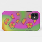 Butterflies & Flowers Case-Mate iPhone Case (Achterkant (horizontaal))