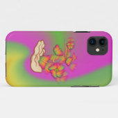 Butterflies & Flowers Case-Mate iPhone Case (Achterkant (horizontaal))