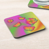 Butterflies & Flowers Drankjes Onderzetter (Linkerzijde)