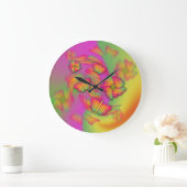 Butterflies & Flowers Grote Klok (Huis)