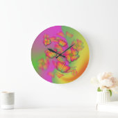 Butterflies & Flowers Grote Klok (Huis)