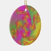 Butterflies & Flowers Keramisch Ornament (Rechts)