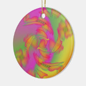 Butterflies & Flowers Keramisch Ornament (Links)