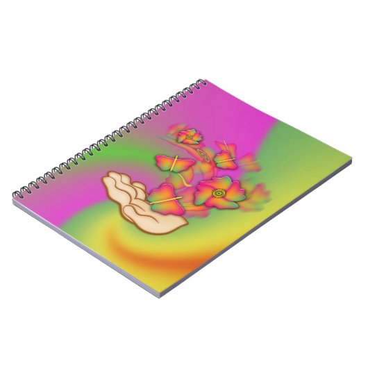 Butterflies & Flowers Notitieboek (Linkerzijde)