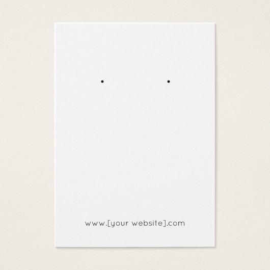 Butterflies Flowers Patroon Verdien Display Card Visitekaartje (Voorkant)