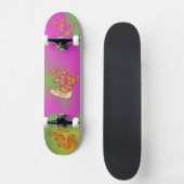 Butterflies & Flowers Persoonlijk Skateboard (Voorkant)