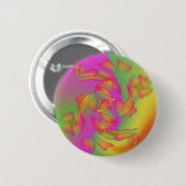 Butterflies & Flowers Ronde Button 5,7 Cm (Voorkant /achterkant)