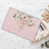 Butterflies Flowers Roze Baby shower Gastenboek