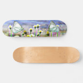 Butterflies Flowers Springtime Sunshine Persoonlijk Skateboard (Horizontaal)