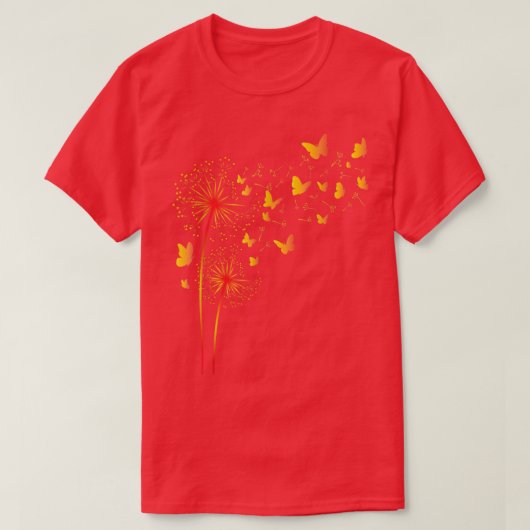 Butterflies FlowersButterfly Lover Entomology T-shirt (Design voorkant)