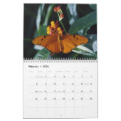 Butterflies fluttering door kalender (Feb 2026)