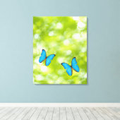 Butterflies fly, Digital Composite Canvas Afdruk (Insitu (Houten vloer))