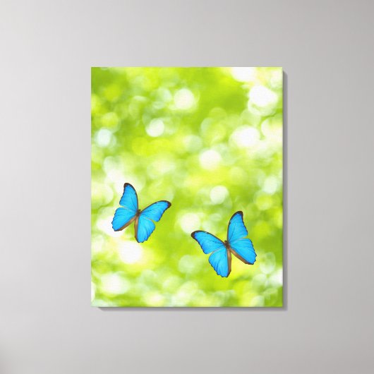 Butterflies fly, Digital Composite Canvas Afdruk (Voorkant)
