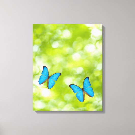 Butterflies fly, Digital Composite Canvas Afdruk (Voorkant)