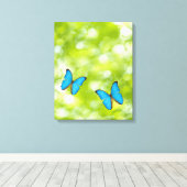 Butterflies fly, Digital Composite Canvas Afdruk (Insitu (Houten vloer))