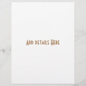 BUTTERFLIES FLYER (Achterkant)