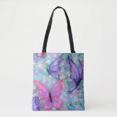 Butterflies Flying Canvas tas - Spring Joy (Voorkant)