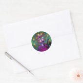 Butterflies Forever Ronde Sticker (Envelop)