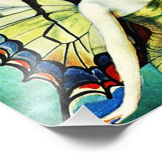 Butterflies Foto Afdruk (Hoek)