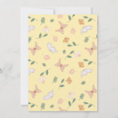 Butterflies Foto Birth Aankondiging (Achterkant)