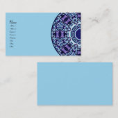 Butterflies Fractal Kaleidoscoop Visitekaartje (Voorkant / Achterkant)