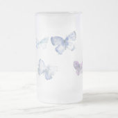 'Butterflies' Frosted Glass Mok (Center)