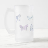 'Butterflies' Frosted Glass Mok (Links)