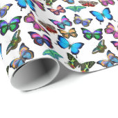 Butterflies Galore Wrapping Paper Cadeaupapier (Rol Hoek)