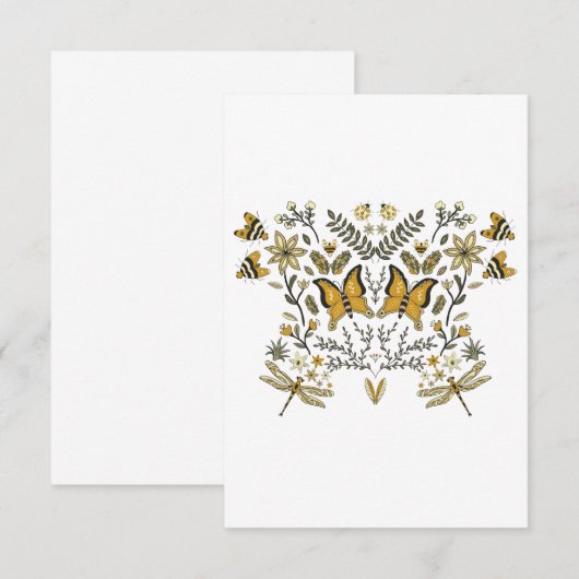 Butterflies Garden Kaart (Voorkant / Achterkant)