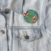 Butterflies gemengde Media Collage Ronde Button 5,7 Cm (In situ)