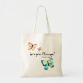 Butterflies, gepersonaliseerde Moederdag Tote Bag (Voorkant)