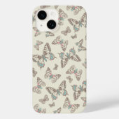 Butterflies gevlekt met bruine bijen Case-Mate iPhone case (Achterkant)