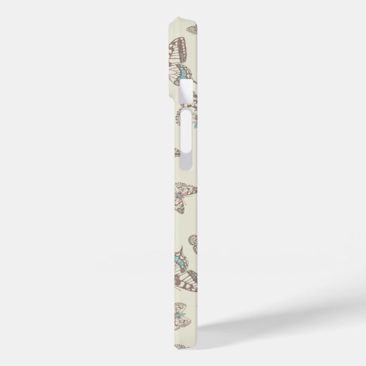 Butterflies gevlekt met bruine bijen Case-Mate iPhone case (Achterkant / Links)