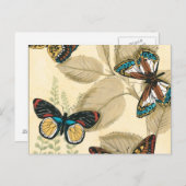 Butterflies glijdend over bladeren briefkaart (Voorkant / Achterkant)