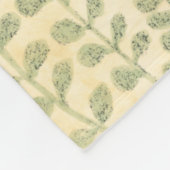 Butterflies glijdend over bladeren fleece deken (Hoek)