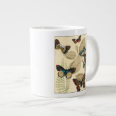 Butterflies glijdend over bladeren grote koffiekop (Voorkant rechts)